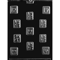 MOLD - LOVE SQUARES 1 1/4 X 1 X 3/8" (11)