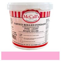 EASYICE LIGHT PINK ROLLED FONDANT - 1 KG