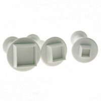 SQUARE PLUNGER CUTTER - SET OF 3
