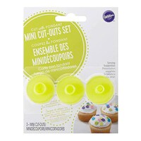WILTON PLASTIC PLUNGER CUT-OUT ROUND - SET OF 3 