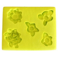 SILICONE MOLD - FLOWER ASSORTMENT 1 PC
