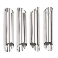 SICILIAN CANNOLI TUBES 5" x 7/8" 4 PC