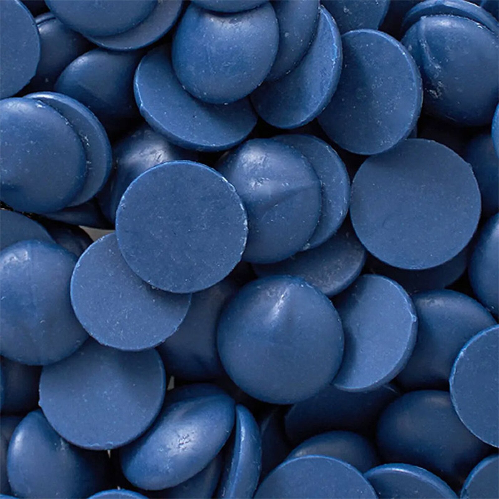 Merckens Candy Melts Royal Blue Wafers 25 lb Case