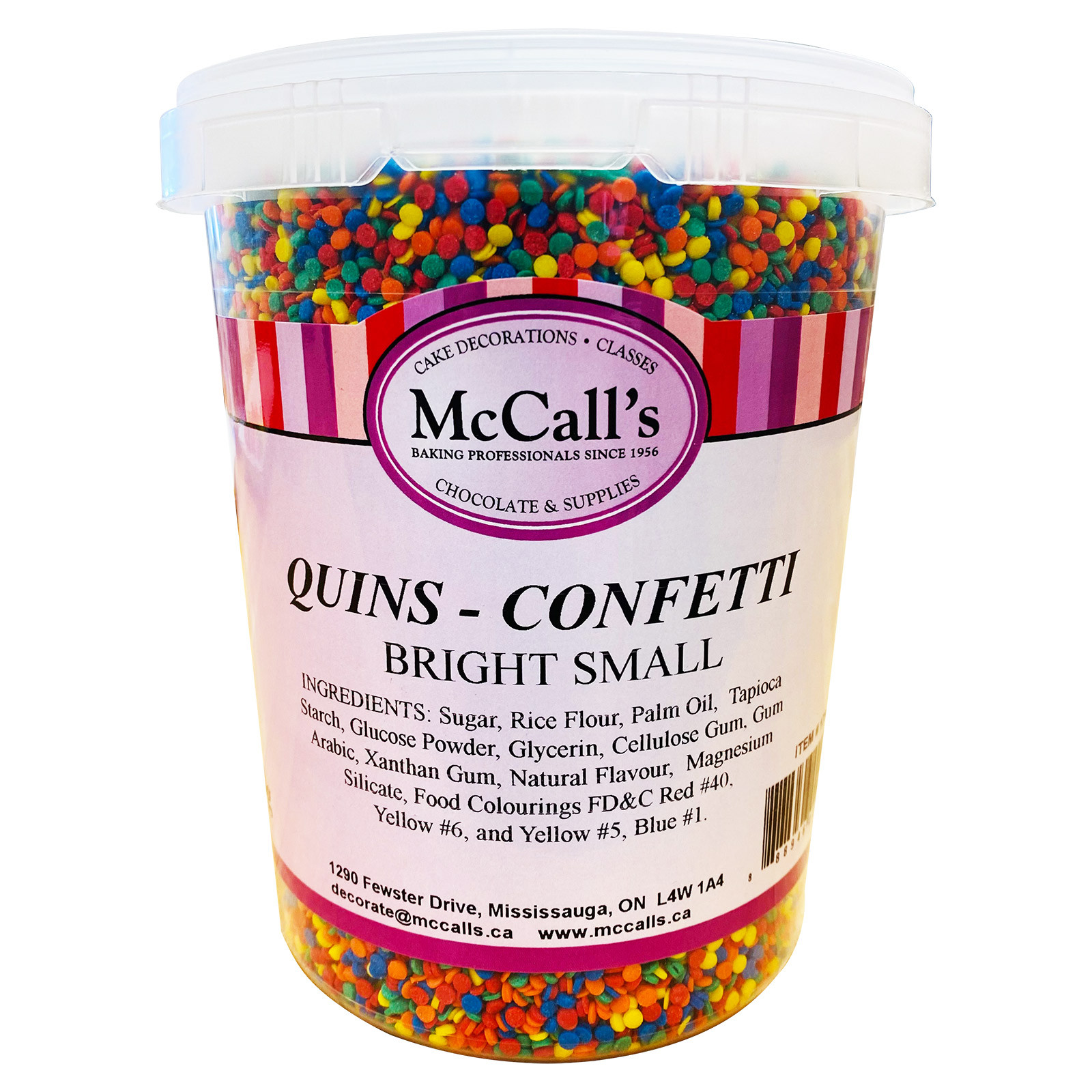 QUINS CONFETTI BRIGHT SMALL 600 G