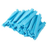 NETS HAIR NON-WOVEN BLUE BAG OF 100 