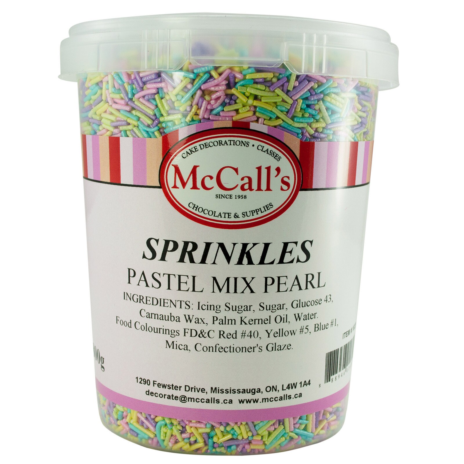 SPRINKLES PASTEL MIX PEARL 800 G
