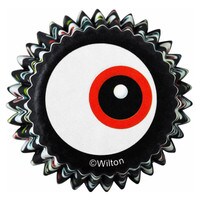 WILTON GHOULISH GOURMET MINI BAKING CUPS 100 PCS