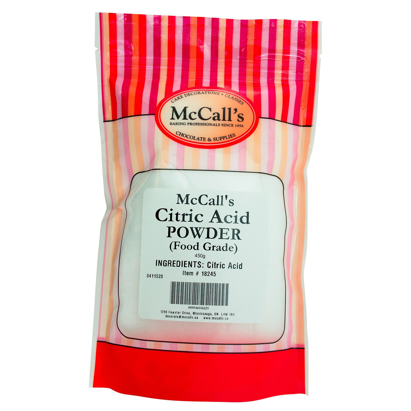 CITRIC ACID POWDER (FOOD GRADE) 450 G