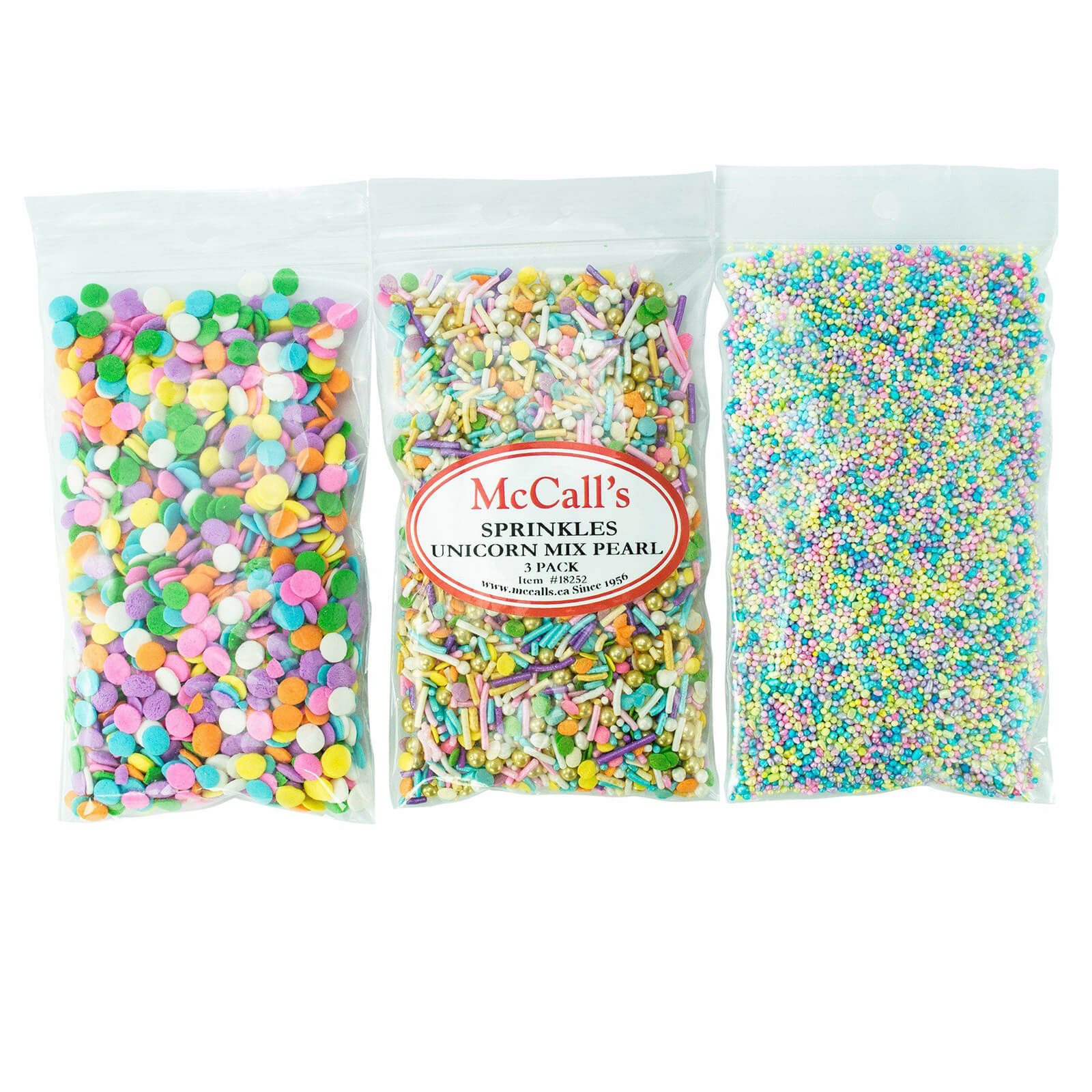 SPRINKLES UNICORN MIX PEARL 3 PACK 180 G