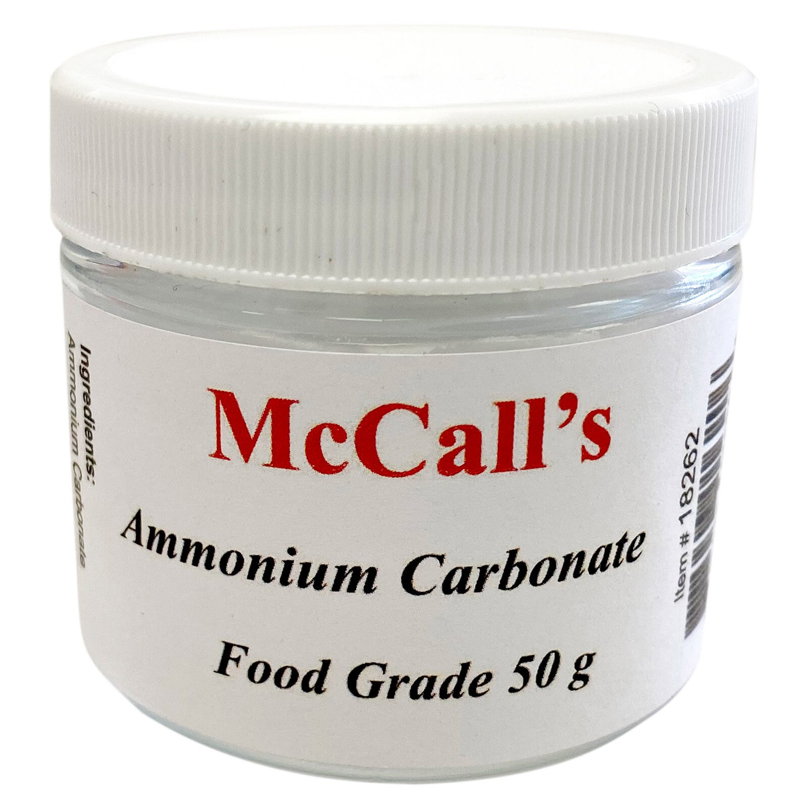 Ammonium Carbonate Food Grade 50 g McCall's