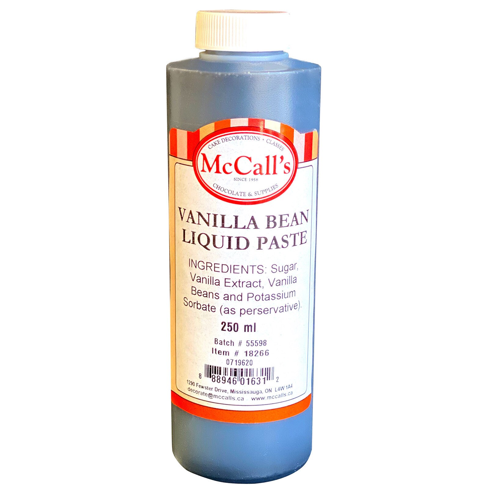 Vanilla Bean Paste Liquid 250 ml McCall's