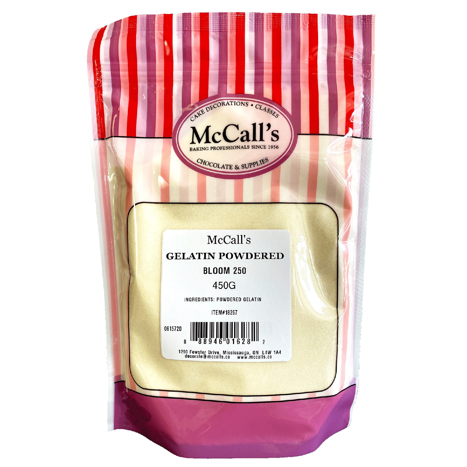GELATIN POWDERED 250 BLOOM  450 G