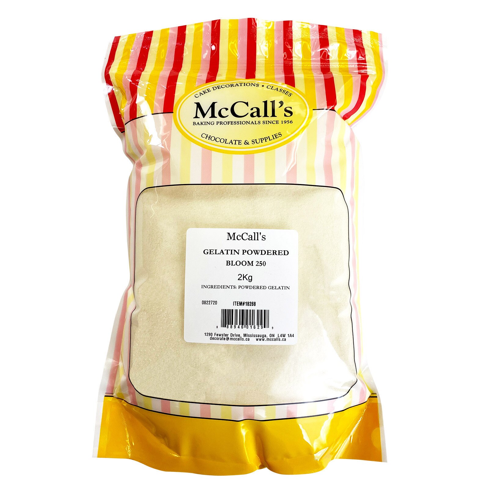 Gelatin 250 Powdered Bloom 2 kg McCall's