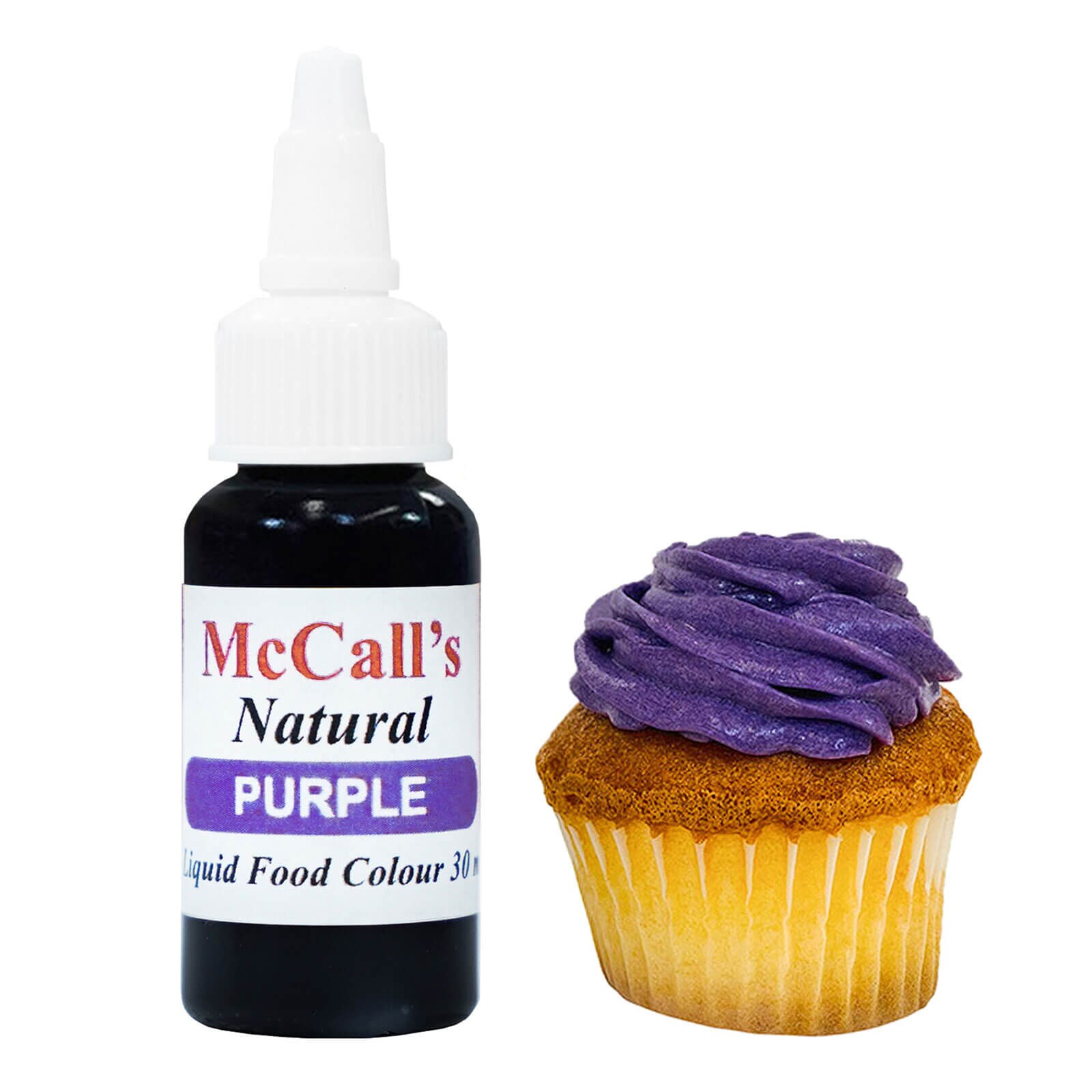 NATURAL LIQUID FOOD COLOR - PURPLE 30 ML / 1 OZ