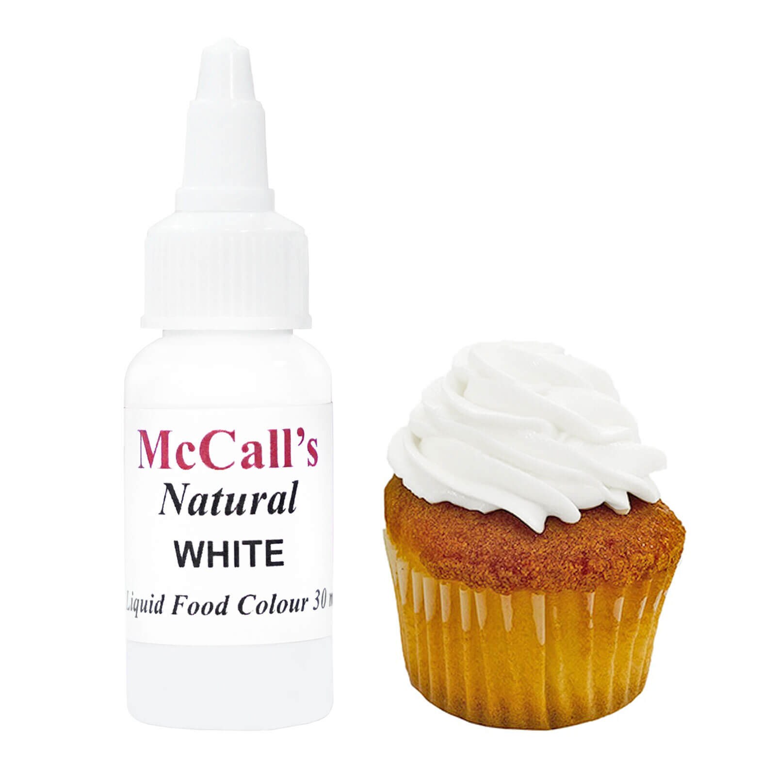 NATURAL LIQUID FOOD COLOR - WHITE 30 ML / 1 OZ