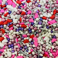 SPRINKLES HEARTS PURPLE PEARL MIX 