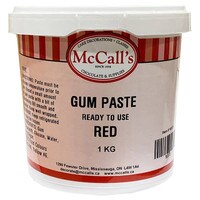 GUM PASTE READY TO USE - RED 1 KG