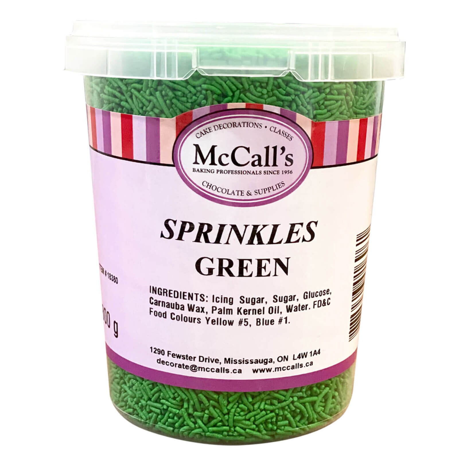 GREEN SPRINKLES 800 G