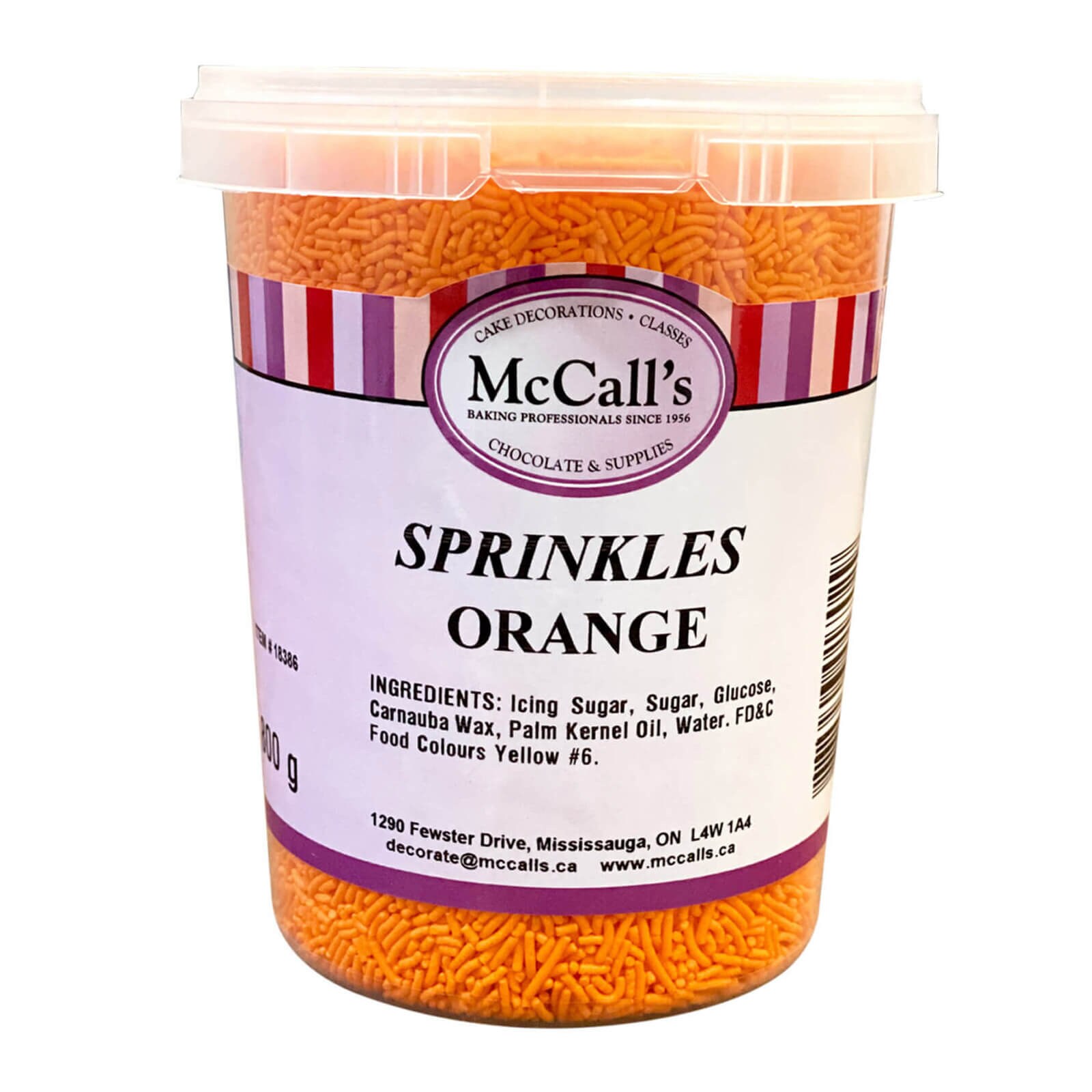 ORANGE SPRINKLES 800 G