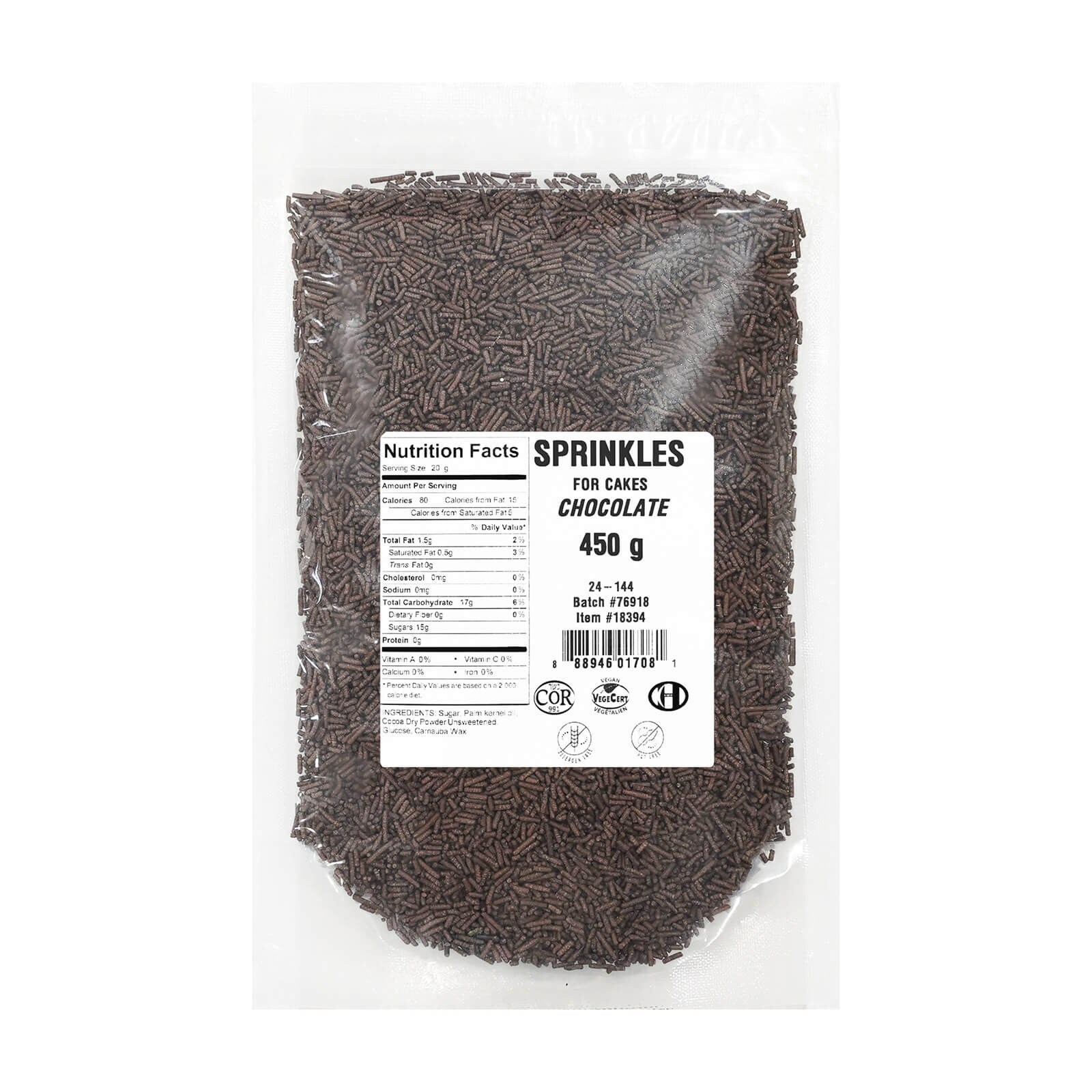 CHOCOLATE SPRINKLES 450 G