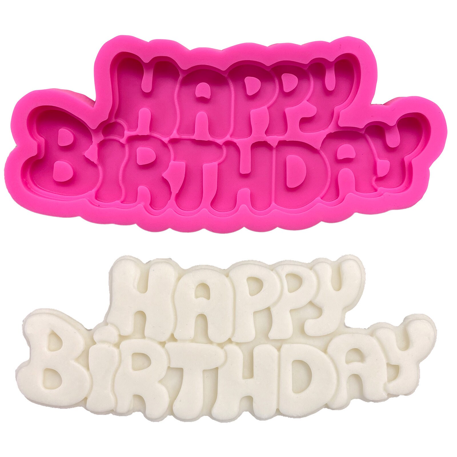 SILICONE MOLD - HAPPY BIRTHDAY