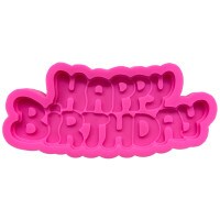 SILICONE MOLD - HAPPY BIRTHDAY