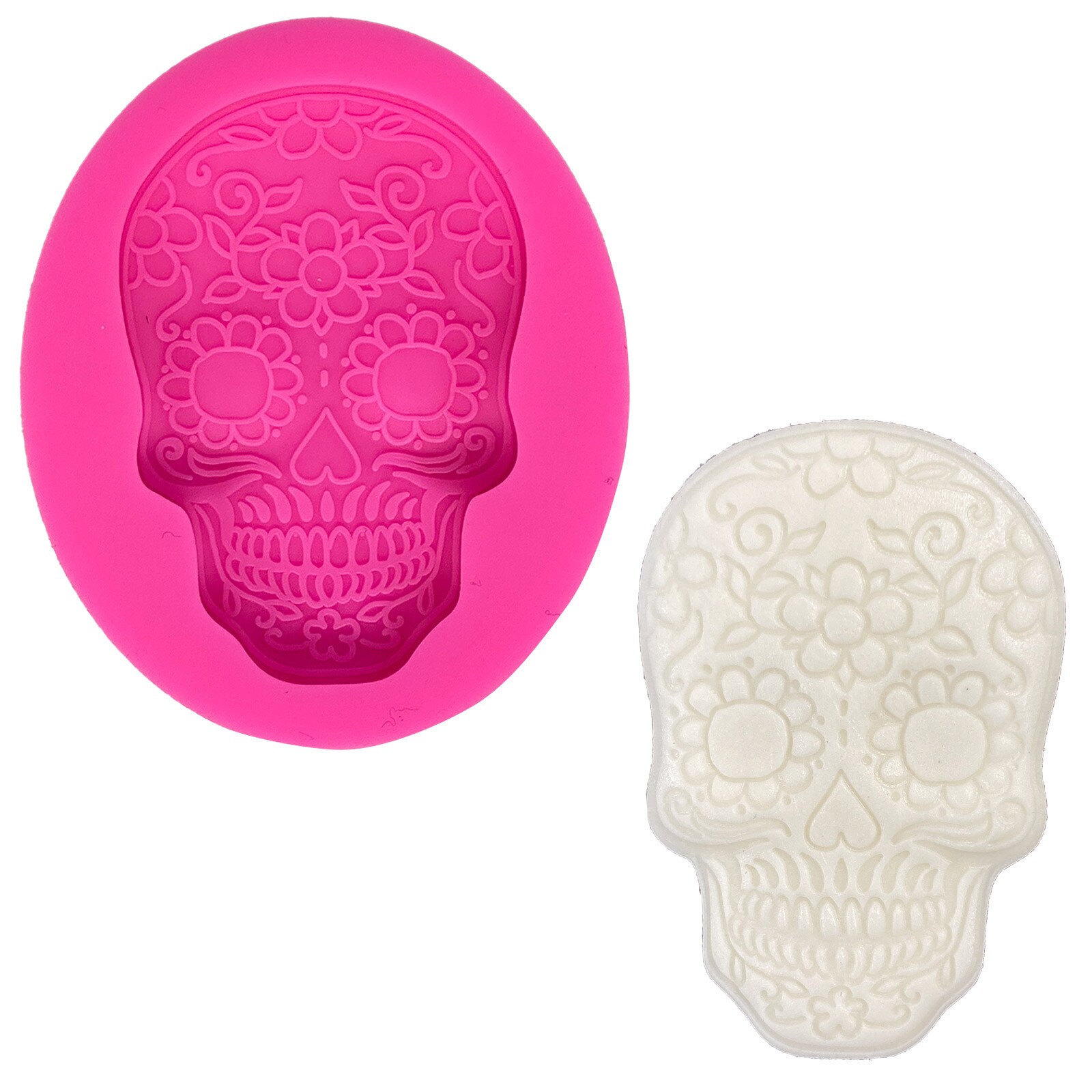 SILICONE MOLD - SKULL 