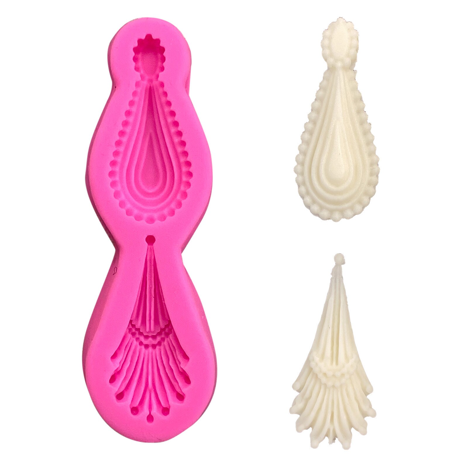 SILICONE MOLD - DROP LACE PATTERN