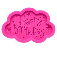 SILICONE MOLD - HAPPY BIRTHDAY CLOUD