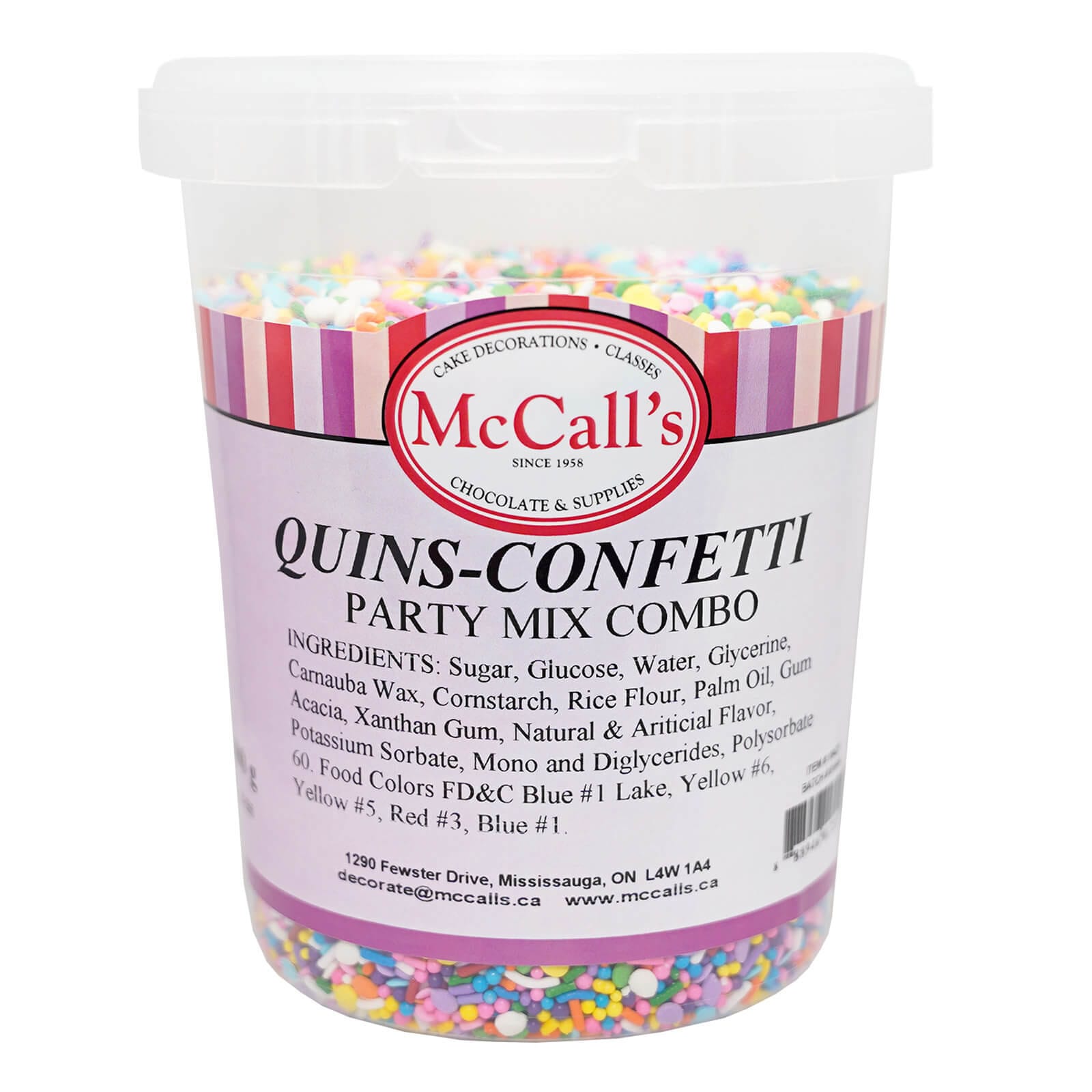 QUINS CONFETTI PARTY MIX COMBO 600 G