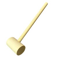 WOODEN SMASH HAMMER 7 1/8" / 18.1 CM