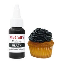 NATURAL LIQUID FOOD COLOR - BLACK 30 ML / 1 OZ
