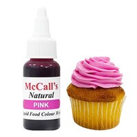 NATURAL LIQUID FOOD COLOR - PINK 30 ML / 1 OZ
