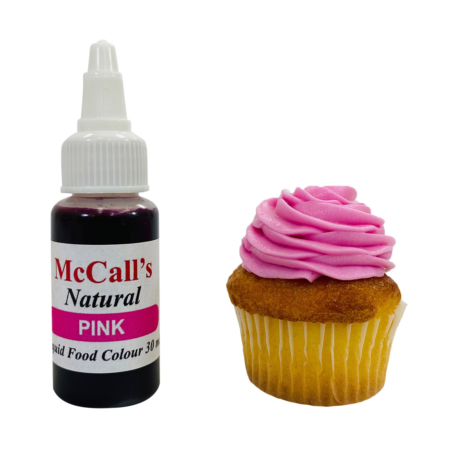 NATURAL LIQUID FOOD COLOR - PINK 30 ML / 1 OZ