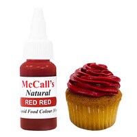 NATURAL LIQUID FOOD COLOR - RED RED 30 ML / 1 OZ