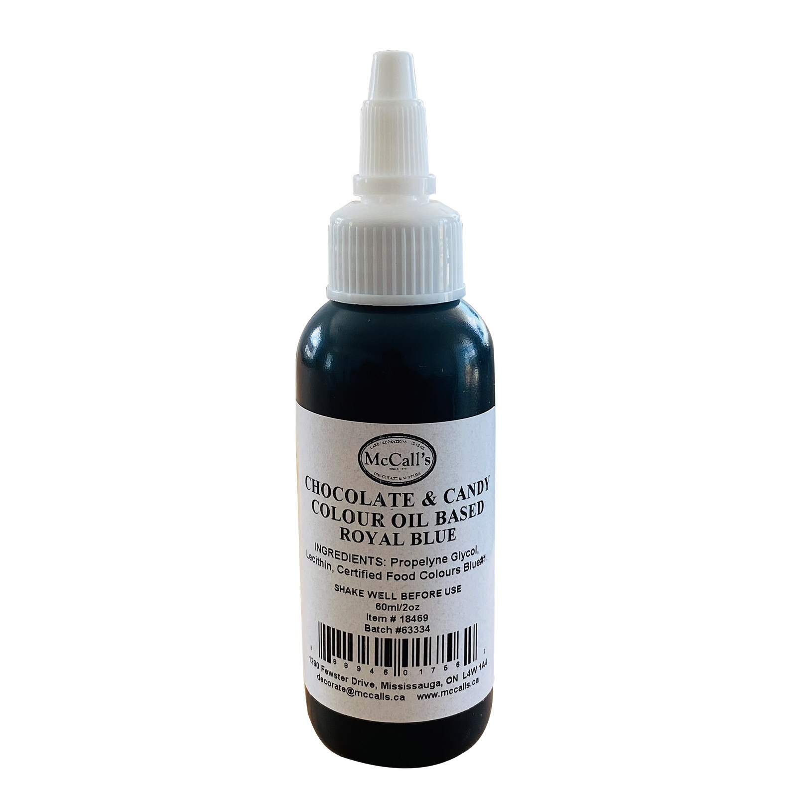 CANDY & CHOCOLATE COLOR - OIL BASED - ROYAL BLUE 60 ML
