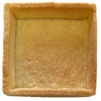 BAKED TART SHELL - VANILLA 3" X 1/2" SQUARE 36 PER CASE
