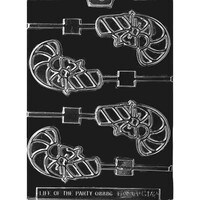 MOLD - CANDY CANE LOLLY 3 1/2" (4)