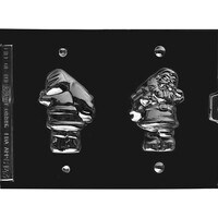 MOLD - 3D SANTA WITH SACK 3 3/4" (2)