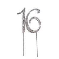 BLING PICK - SILVER NUMBER 16  