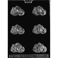MOLD - POUR GHOST 2 1/4" X 7/8" DEEP (6)