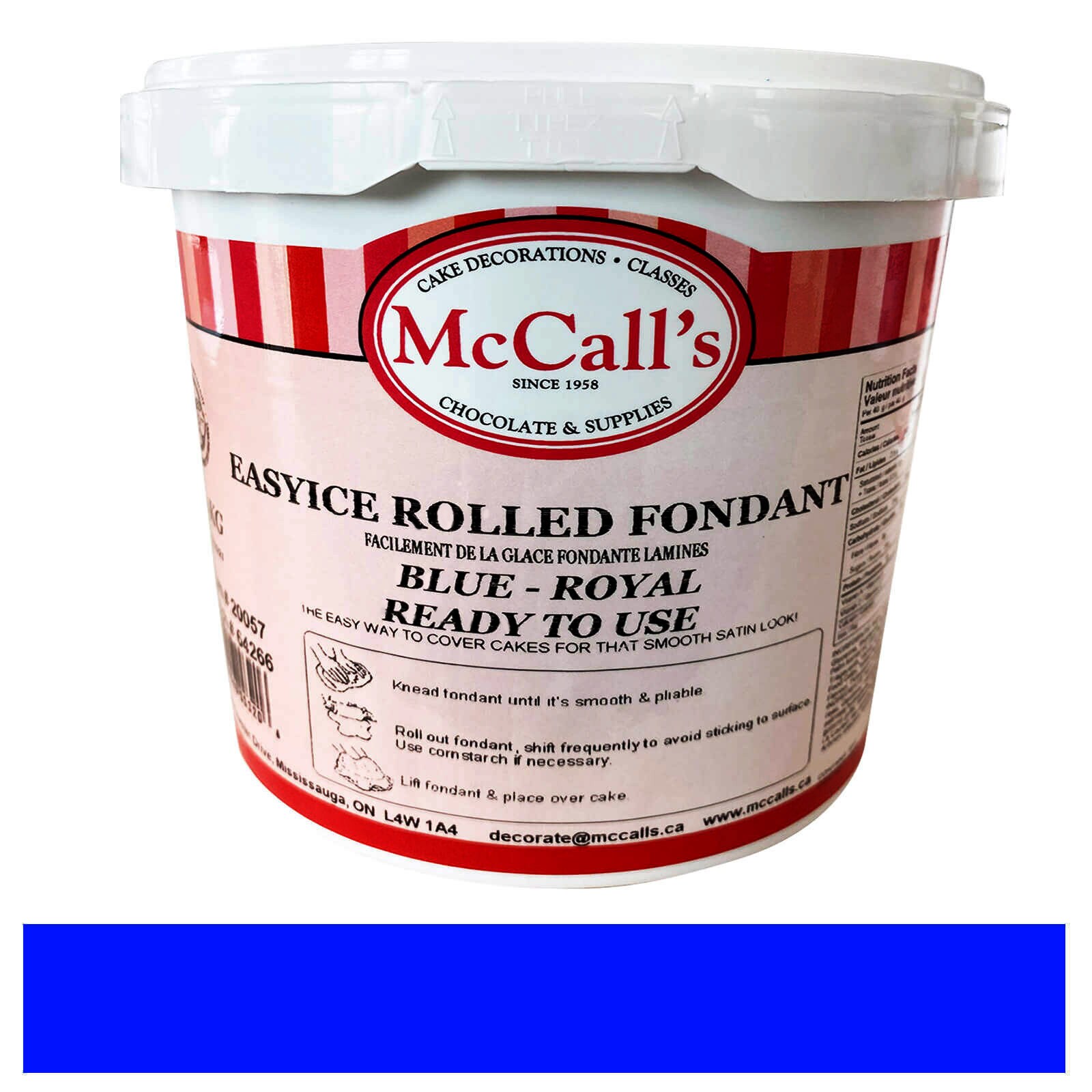 ROYAL BLUE FONDANT