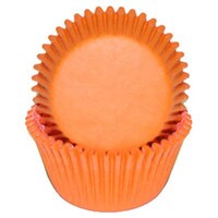 ORANGE GLASSINE STANDARD BAKING CUPS - 500 PC