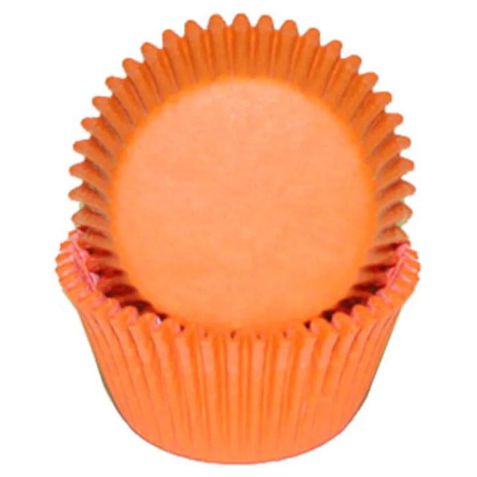 ORANGE GLASSINE STANDARD BAKING CUPS - 500 PC