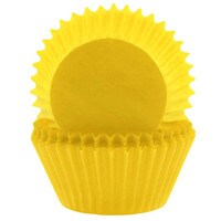 YELLOW GLASSINE STANDARD BAKING CUPS - 500 PC