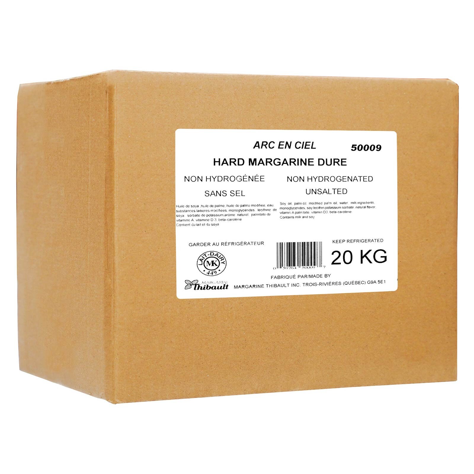 SHORTENING WHITE SWEET HARD MARGARINE 20KG BOX