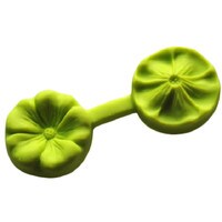 SILICONE MOLD - ROUND FLOWER IMPRESSION 