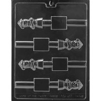 MOLD - GRADUATION BOY PRETZEL 2 1/2" X 1 1/8" X 1/2" (4)