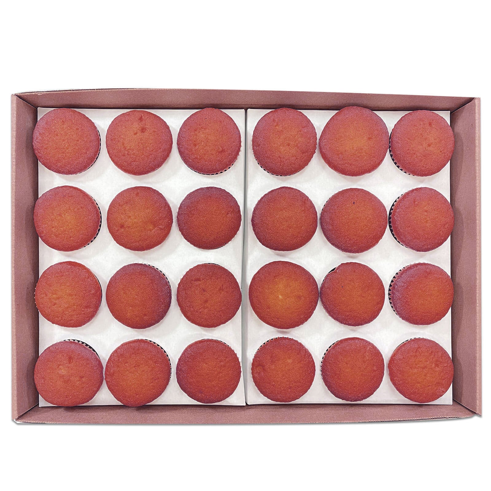RED VELVET FROZEN CUPCAKE - 24 PACK (24 X 30 G)