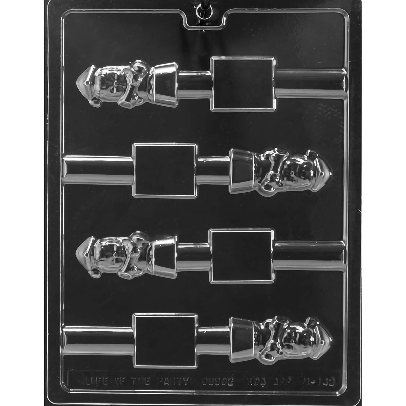 MOLD - GRADUATION GIRL PRETZEL 2 1/2" X 1 1/8" X 1/2" (4)